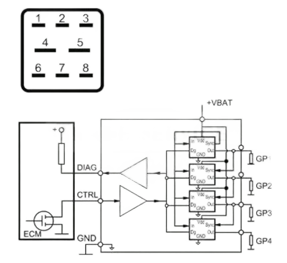 RELAY 12V8PIN