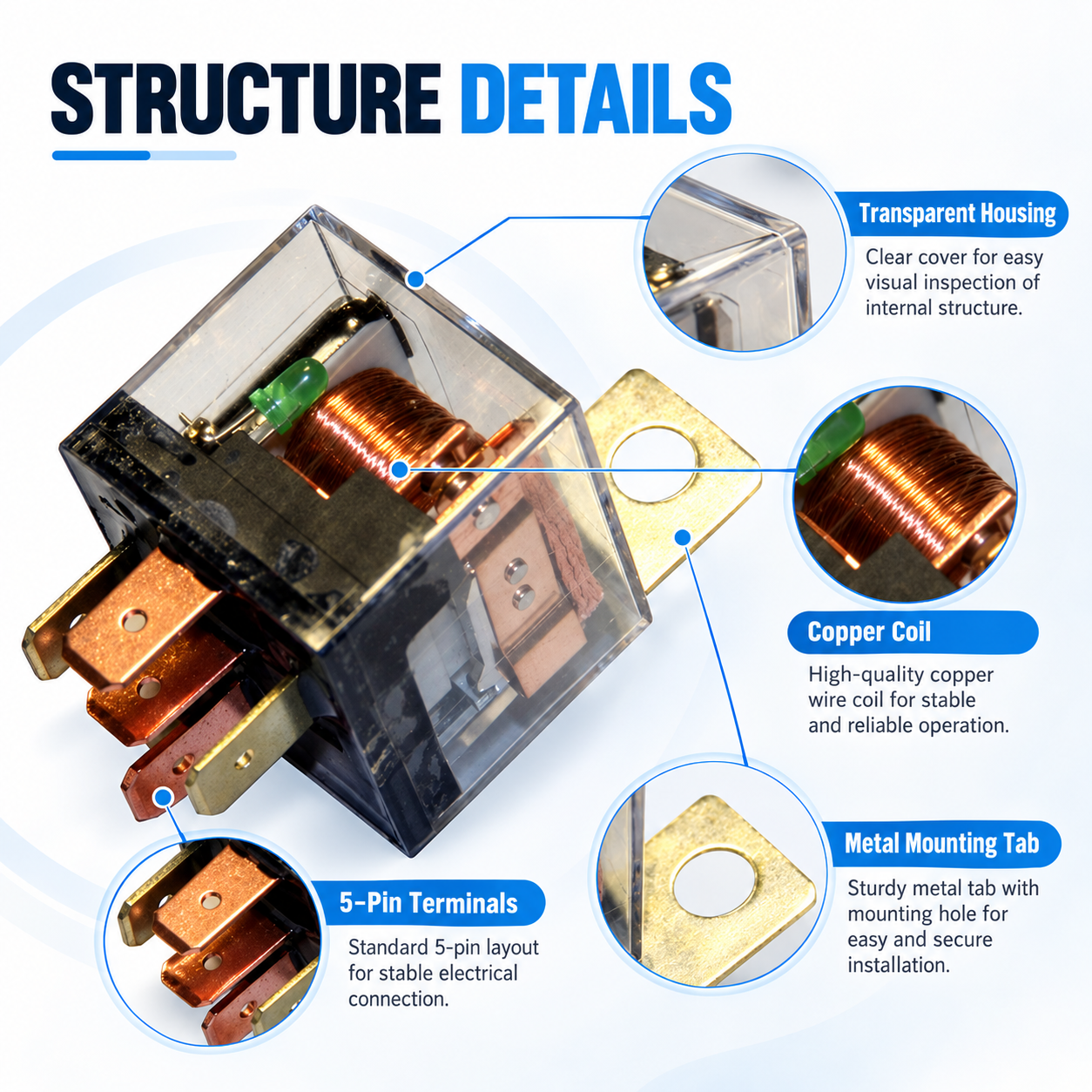 RELAY 12V 5PIN — 2
